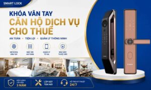 Khóa vân tay căn hộ dịch vụ cho thuê
