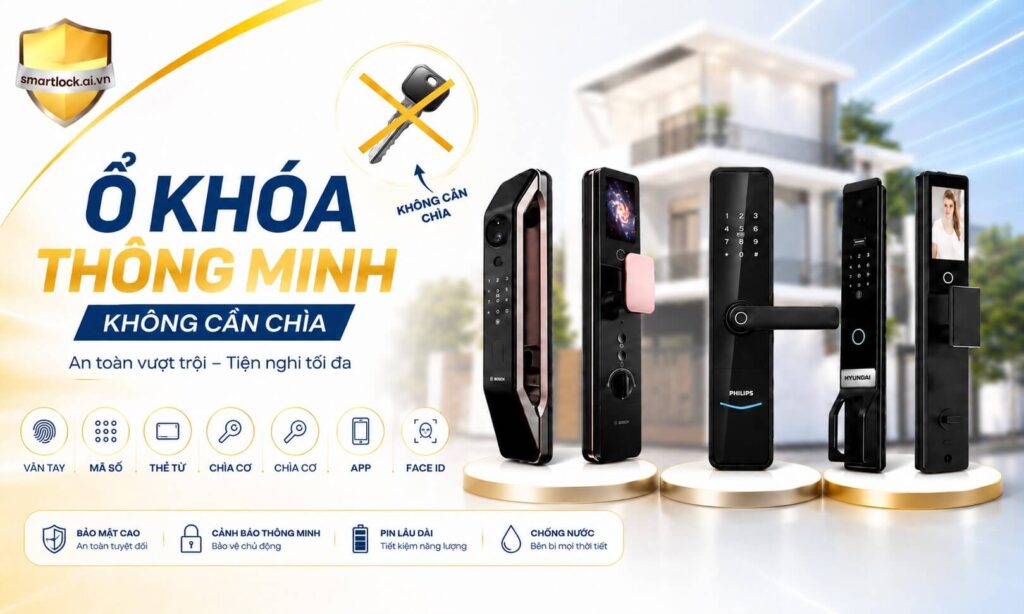 5 lí do nên sử dụng ổ khóa thông minh không cần chìa
