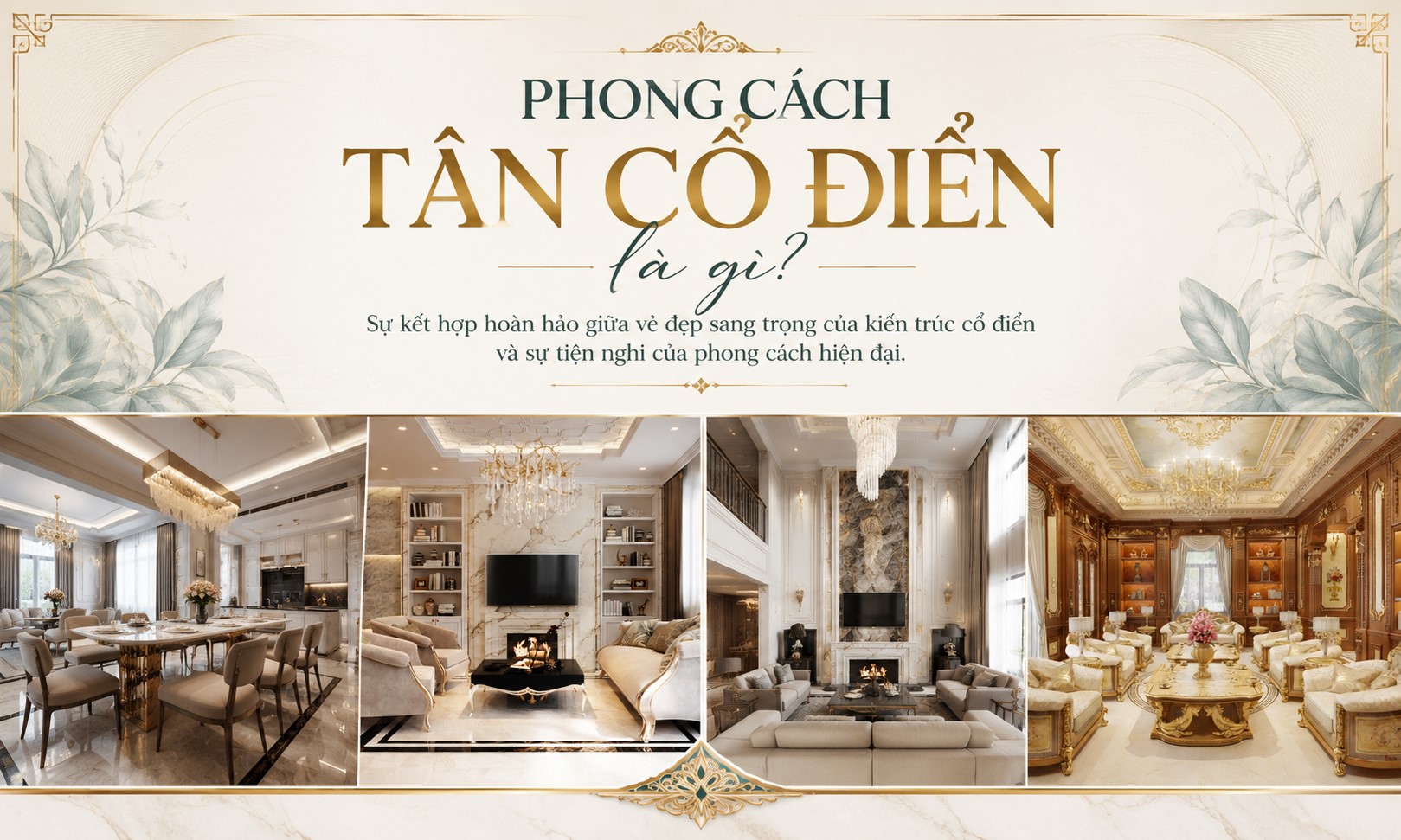 Phong cách tân cổ điển là gì? Khóa điện tử tân cổ điển đẳng cấp