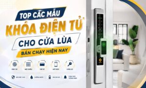 Top các mẫu khóa điện tử cho cửa lùa bán chạy hiện nay