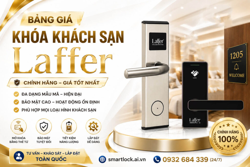 Bảng Giá Khóa Khách Sạn Laffer | Lắp & Sửa Chữa Toàn Quốc Bảng giá khoá khách sạn Laffer