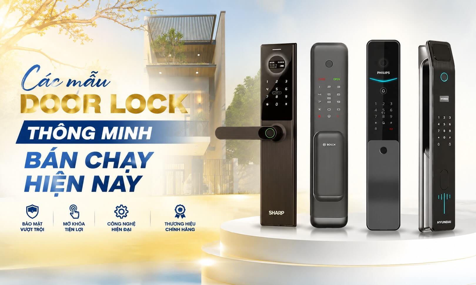 Door lock là gì, các mẫu door lock thông minh bán chạy hiện nay