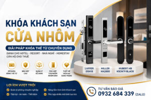 Khoá cửa nhôm khách sạn