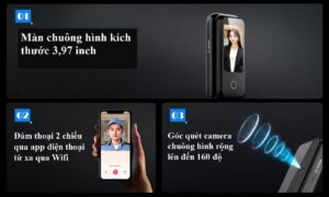 Các mẫu khóa cửa vân tay có màn hình chuông sắc nét được ưa chuộng