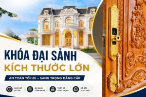 Các mẫu khoá đại sảnh kích thước lớn cho cửa chính ra vào