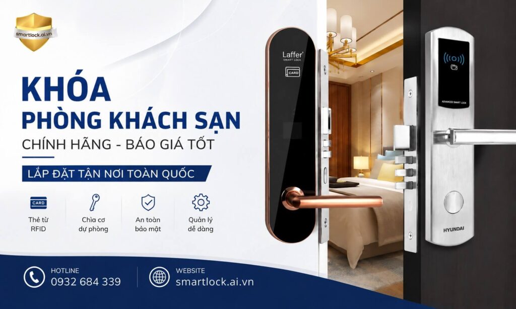 Khóa phòng khách sạn nên chọn loại nào, địa chỉ lắp đặt tận nơi