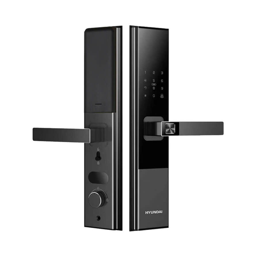 Khóa vân tay cửa gỗ tay gạt Hyundai HY-SL010 CNC