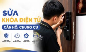 Dịch vụ sửa khóa điện tử chung cư, căn hộ cả ngày lễ, cuối tuần