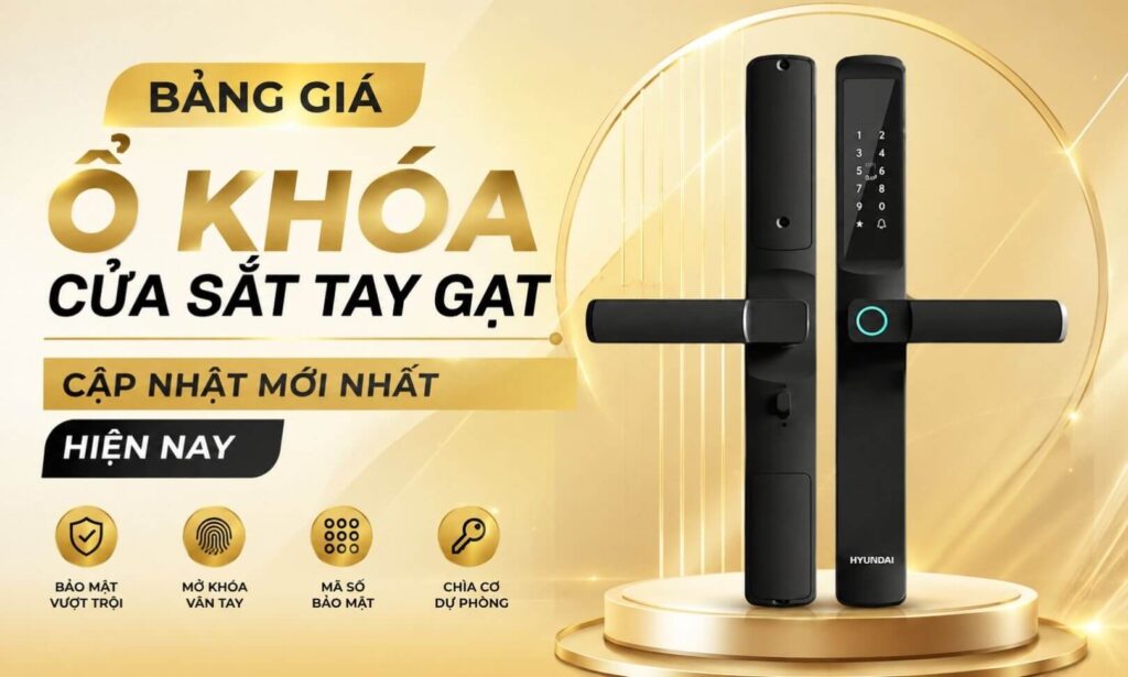 Bảng giá ổ khóa cửa sắt tay gạt cập nhật mới nhất hiện nay Bảng giá ổ khóa cửa sắt tay gạt cập nhật mới nhất hiện nay