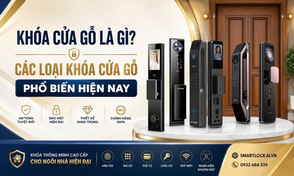 Khóa cửa gỗ là gì? Các loại khóa cửa gỗ phổ biến hiện nay Các loại khóa cửa gỗ phổ biến
