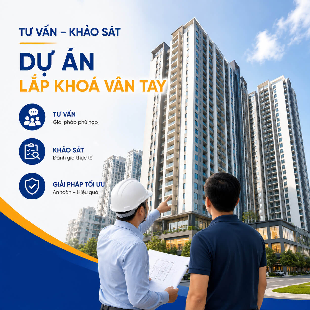 Khảo sát, tư vấn khoá điện tử dự án