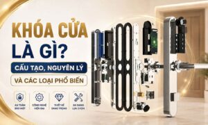 Khóa cửa là gì Cấu tạo, nguyên lý và các loại phổ biến