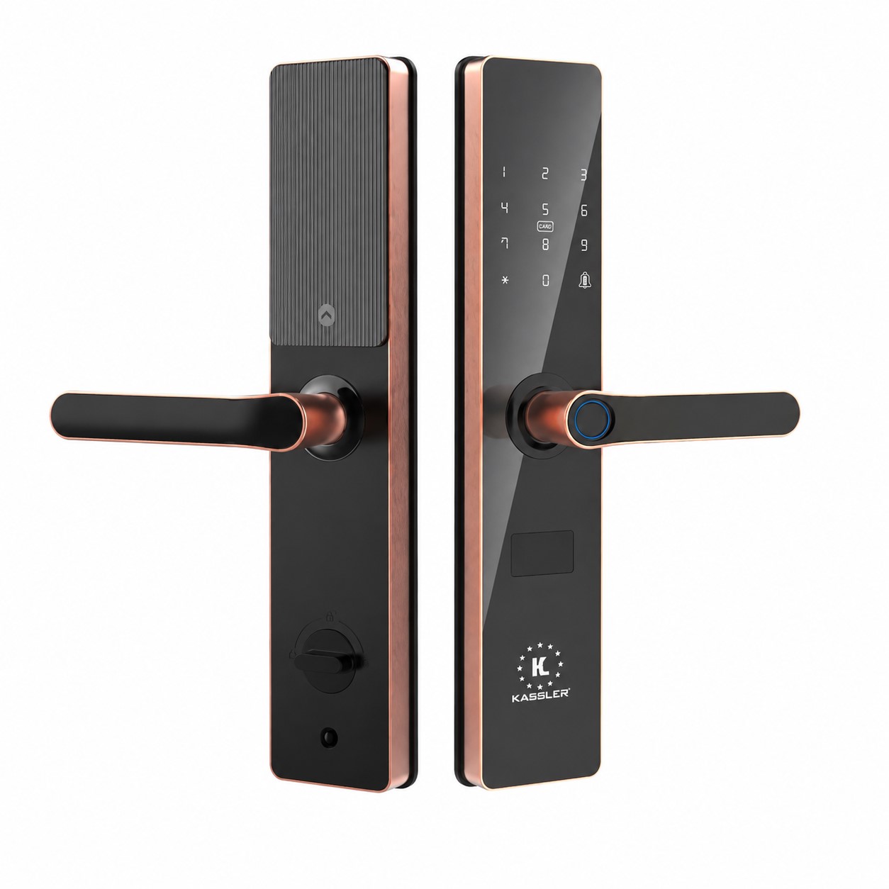 Khóa vân tay điện tử tay gạt Kassler KL-399 App TTlock Khóa thông minh Kassler KL-399 thiết kế titan