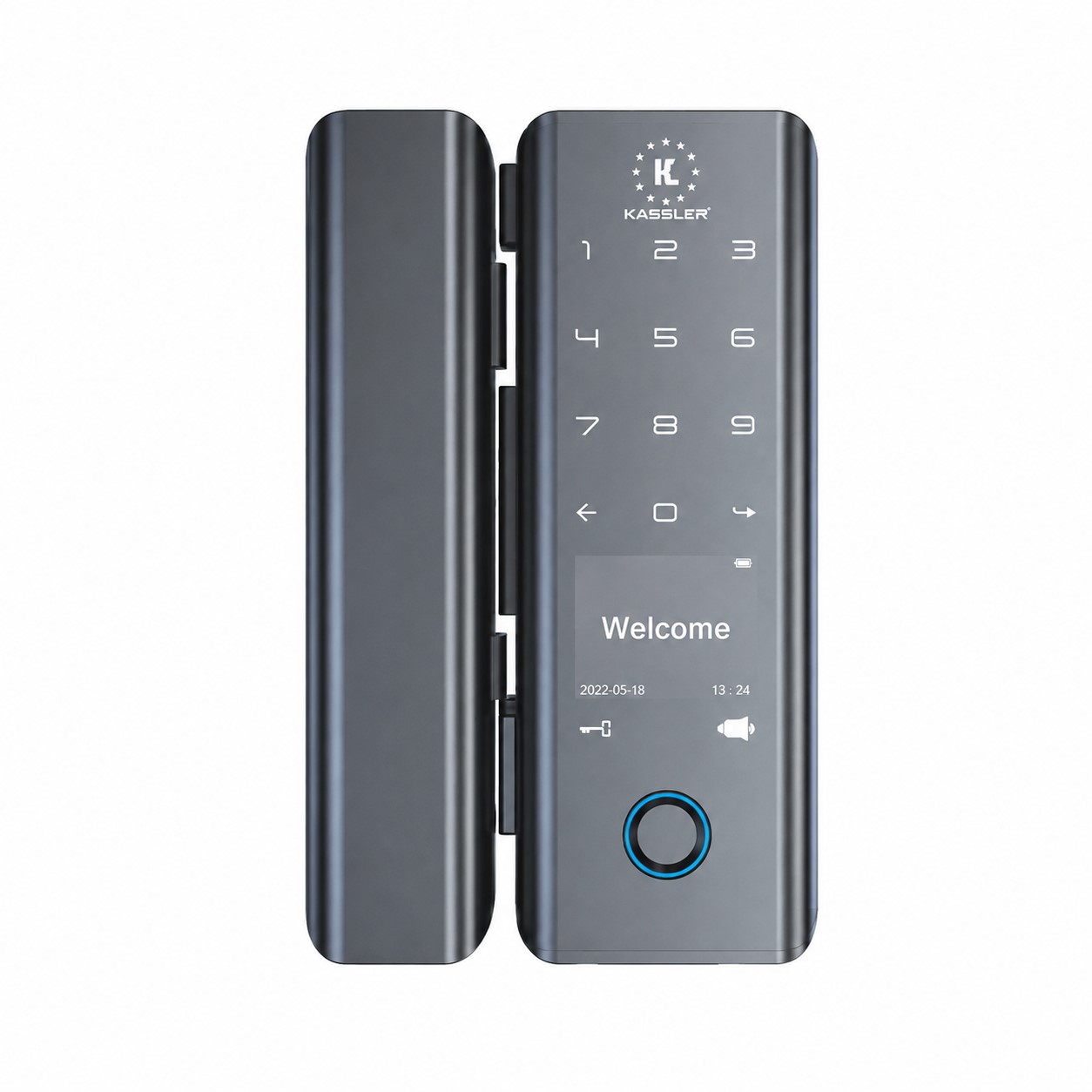 Khóa vân tay điện tử cửa kính Kassler KL-589
