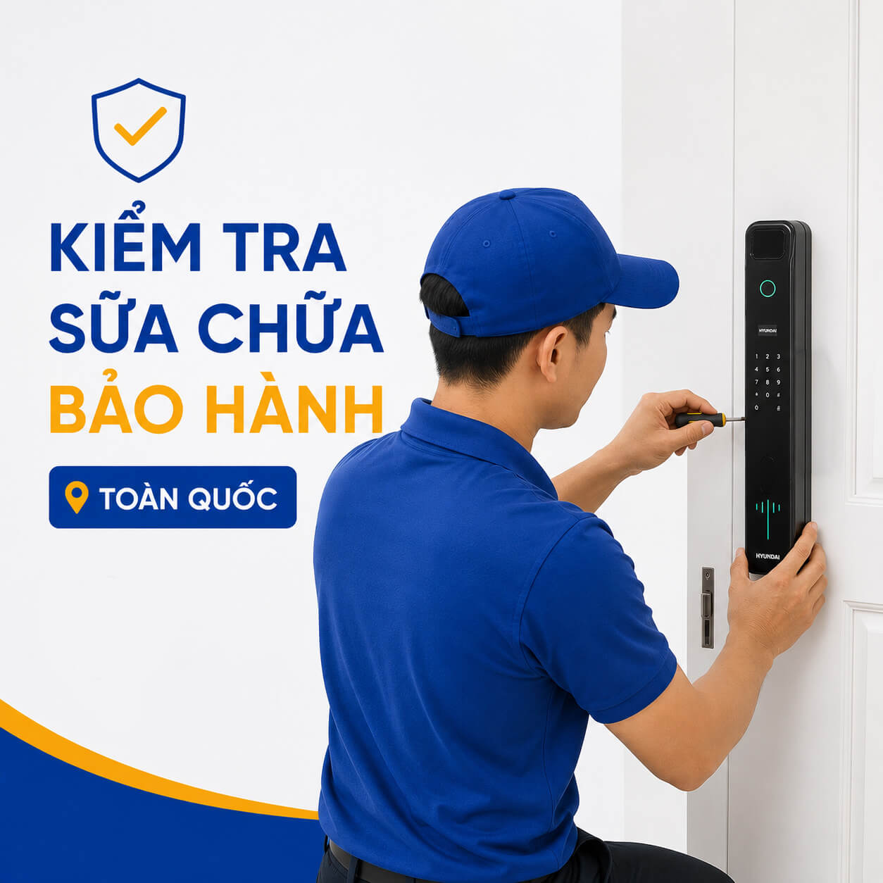 Kiểm tra, sửa chữa bảo hành khoá toàn quốc
