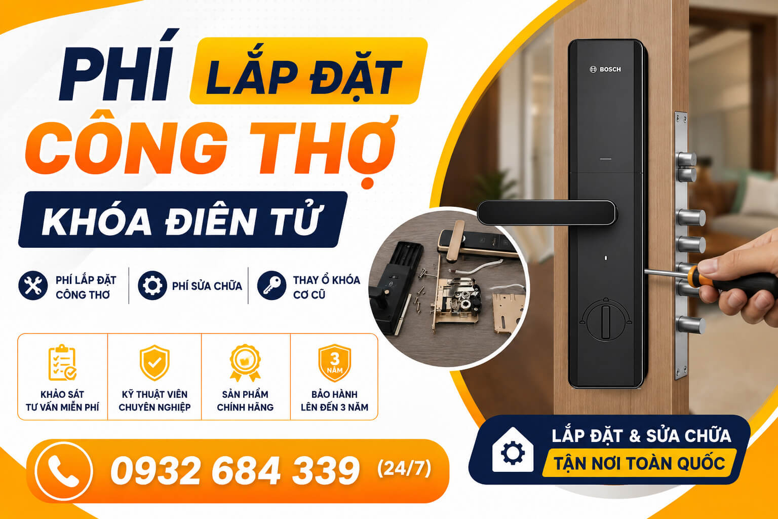 Phí Lắp Đặt Công Thợ Khóa Điện Tử, Phí Sửa Chữa Mới Nhất Phí Lắp Đặt Công Thợ Khóa Điện Tử, Phí Sửa Chữa Mới Nhất
