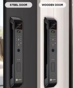 Khoá vân tay cửa gỗ Face ID Hubert HB CG26F Ứng dụng Khoá cửa gỗ Face ID Hubert HB CG26F