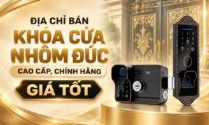 Địa chỉ bán khóa cửa nhôm đúc cao cấp, chính hãng