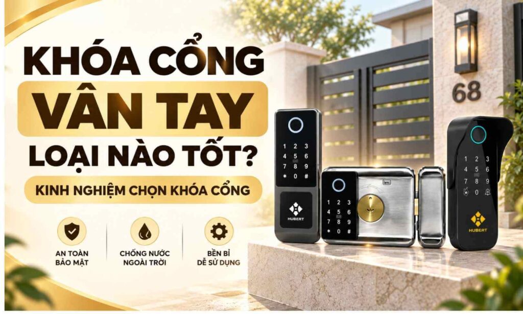 Khóa cổng vân tay loại nào tốt