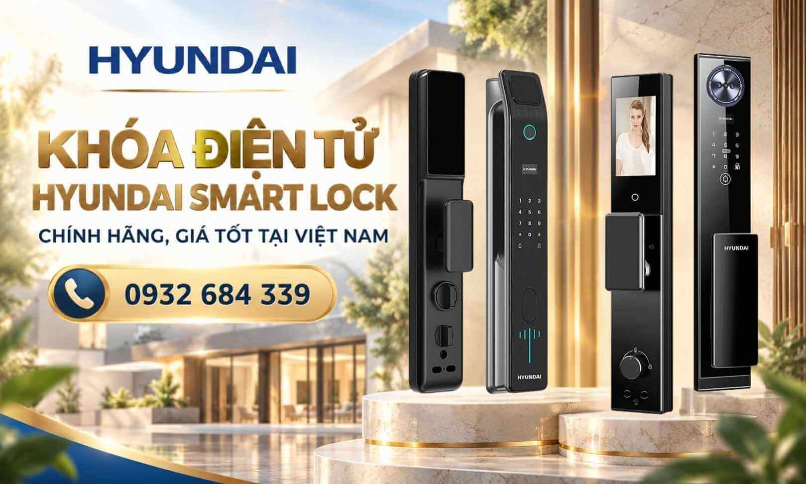 Khóa điện tử Hyundai Smart Lock chính hãng, giá tốt tại Việt Nam