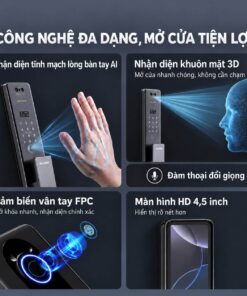 Khóa cửa vân tay điện tử SHARP R3 FV Khóa điện tử Sharp R3 FV đa dạng công nghệ mở cửa
