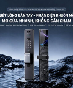 Khóa cửa vân tay điện tử SHARP R3 FV Khóa điện tử vân tay thông minh Sharp R3 FV