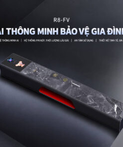 Hình ảnh thực tế khóa cửa điện tử Sharp R8 FV nguyên bộ