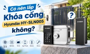 Có nên lắp khóa cổng Hyundai HY-SLN005 | Smart Lock