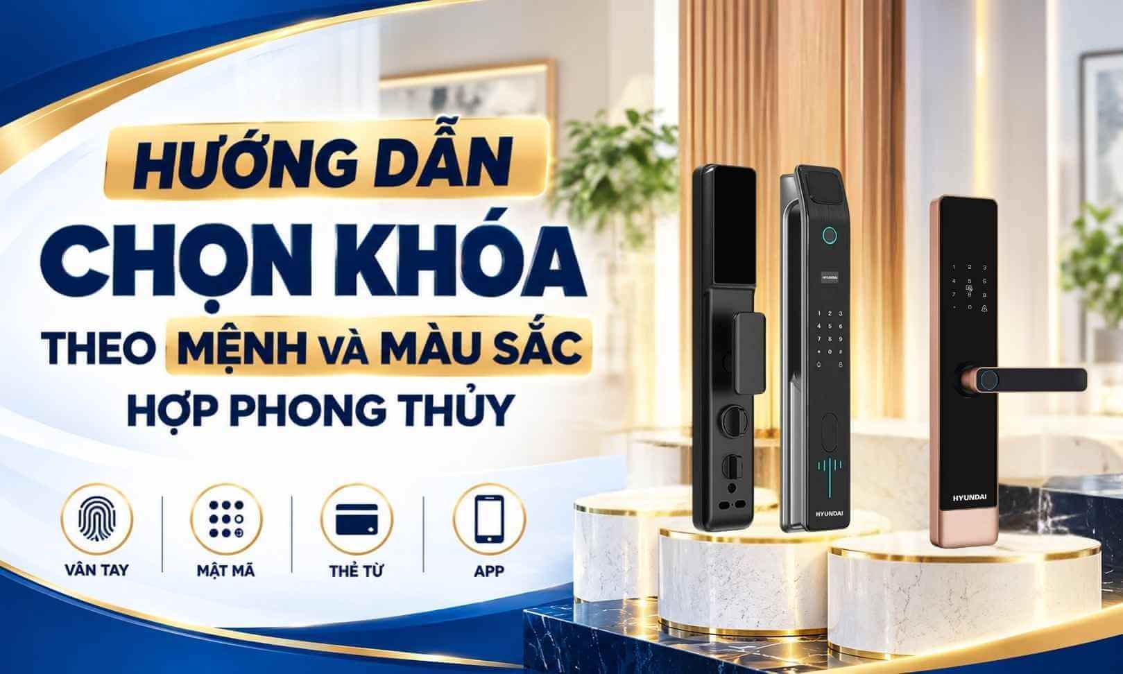 Hướng dẫn chọn khóa theo mệnh và màu sắc hợp phong thủy