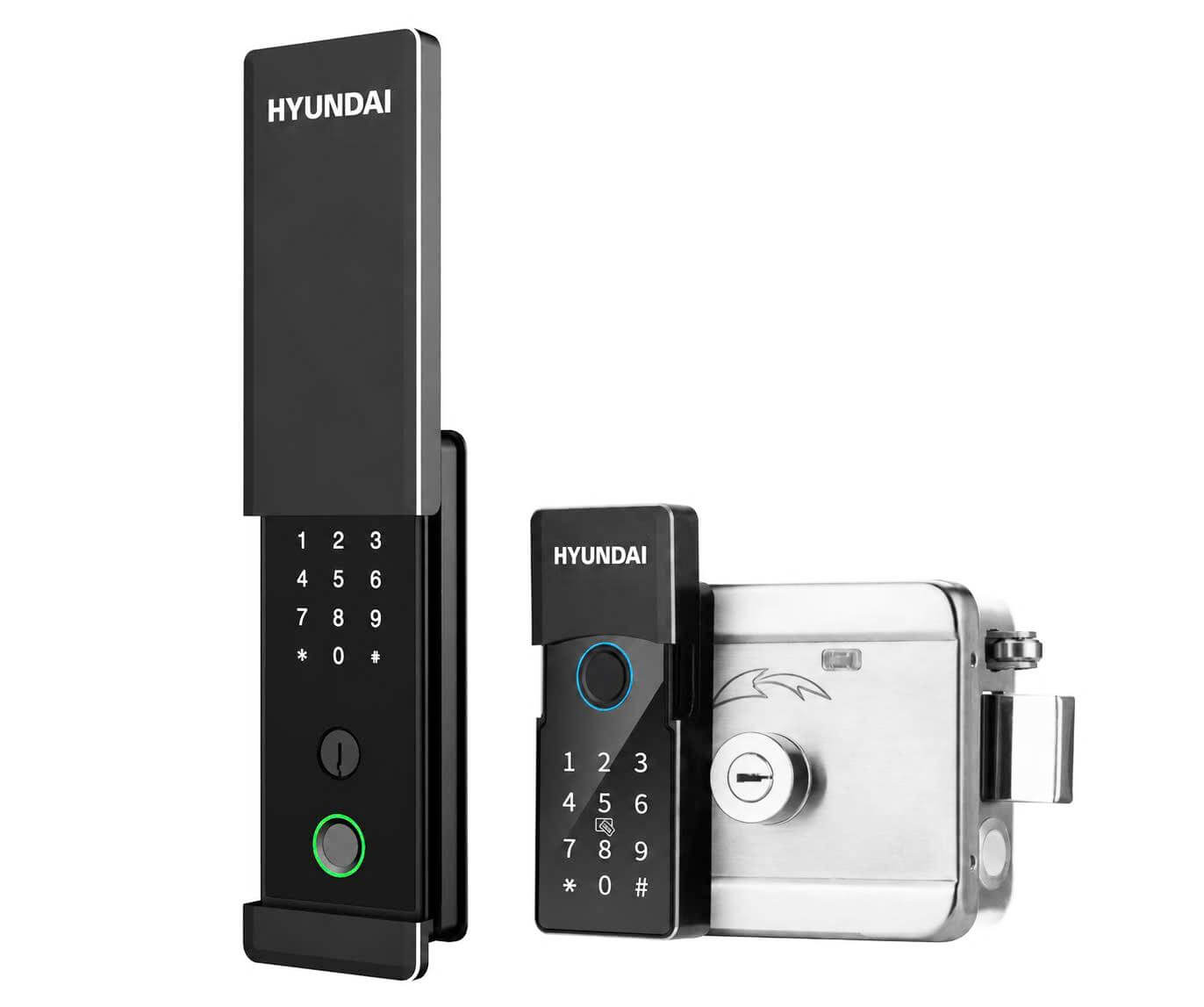 Khóa vân tay cửa cổng Hyundai HY-SLN005 Khóa cửa cổng nắp trượt Hyundai HY-SLN005