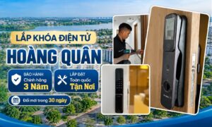 Dịch vụ tư vấn lắp khóa điện tử Hoàng Quân uy tín