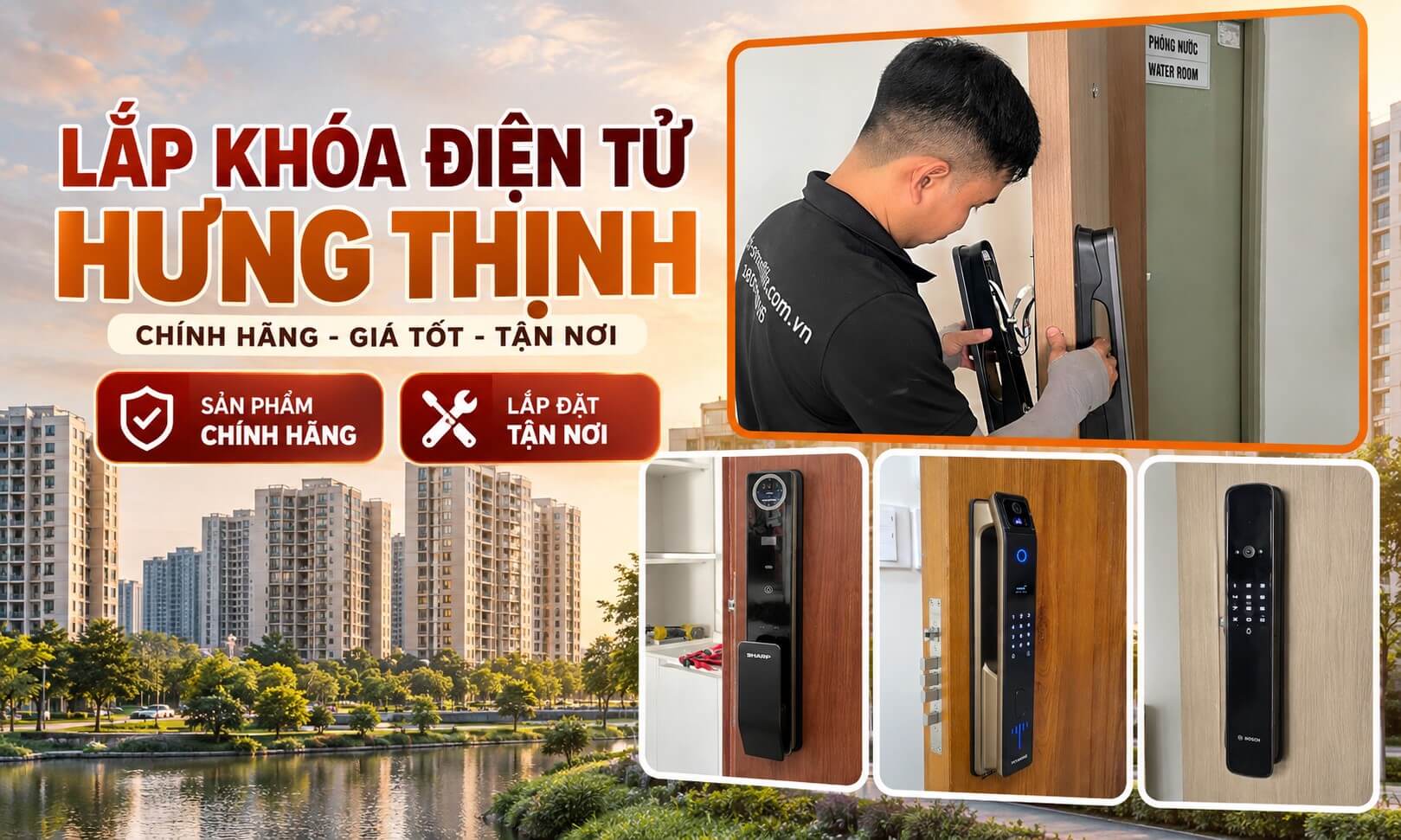 Lắp Khóa Điện Tử Hưng Thịnh Tận Nơi Cho Căn Hộ, Chung Cư Lắp Khóa Điện Tử Hưng Thịnh Tận Nơi Cho Căn Hộ, Chung Cư