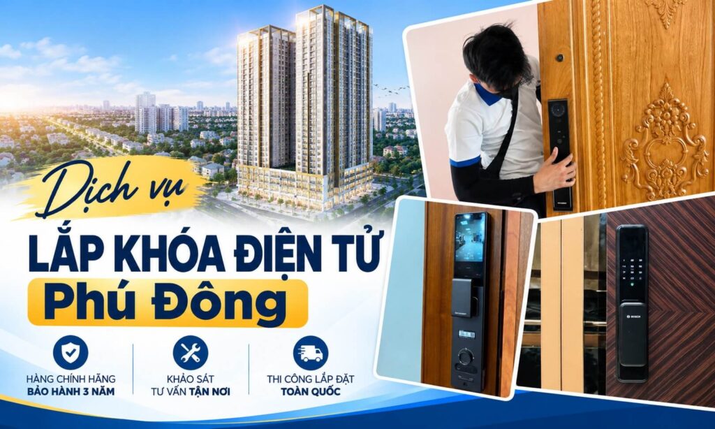 Dịch vụ tư vấn lắp khóa điện tử Phú Đông Group tận nơi Dịch vụ tư vấn lắp khóa điện tử Phú Đông Group tận nơi
