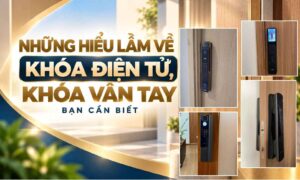 Những hiểu lầm về khóa điện tử, khóa vân tay bạn nên biết