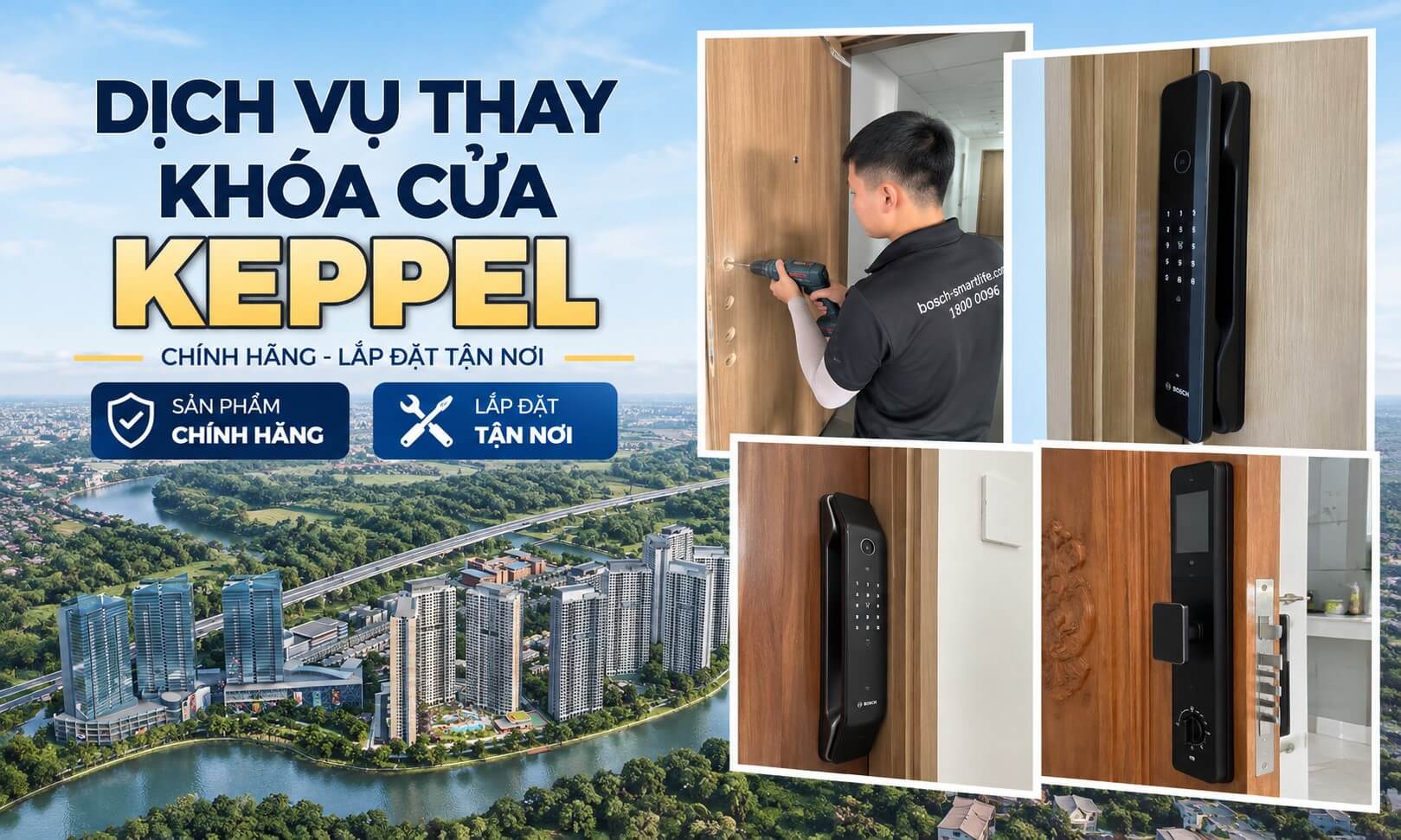 Thay Khóa Cửa Keppel Tận Nơi, Báo Giá Chi Tiết Thay Khóa Cửa Keppel Tận Nơi, Báo Giá Chi Tiết