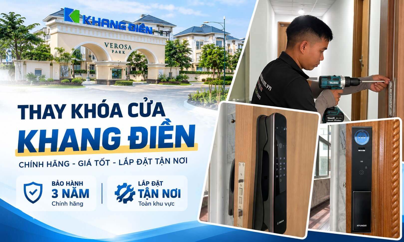 Thay Khóa Cửa Khang Điền Tận Nơi | Lắp, Sửa Khóa Điện Tử Thay Khóa Cửa Khang Điền Tận Nơi | Lắp, Sửa Khóa Điện Tử